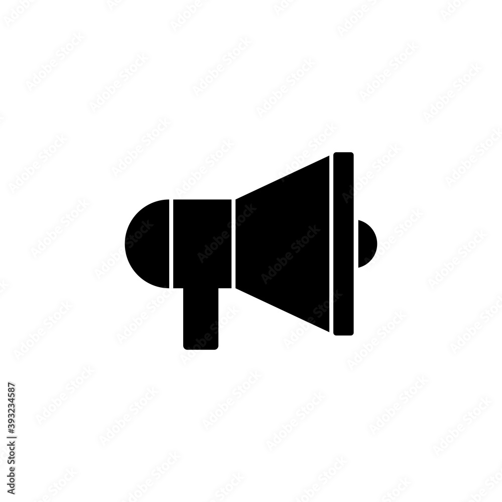 Megaphone icon vector. Loudspeaker icon vector