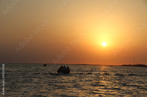 sunset time in IRAN photo