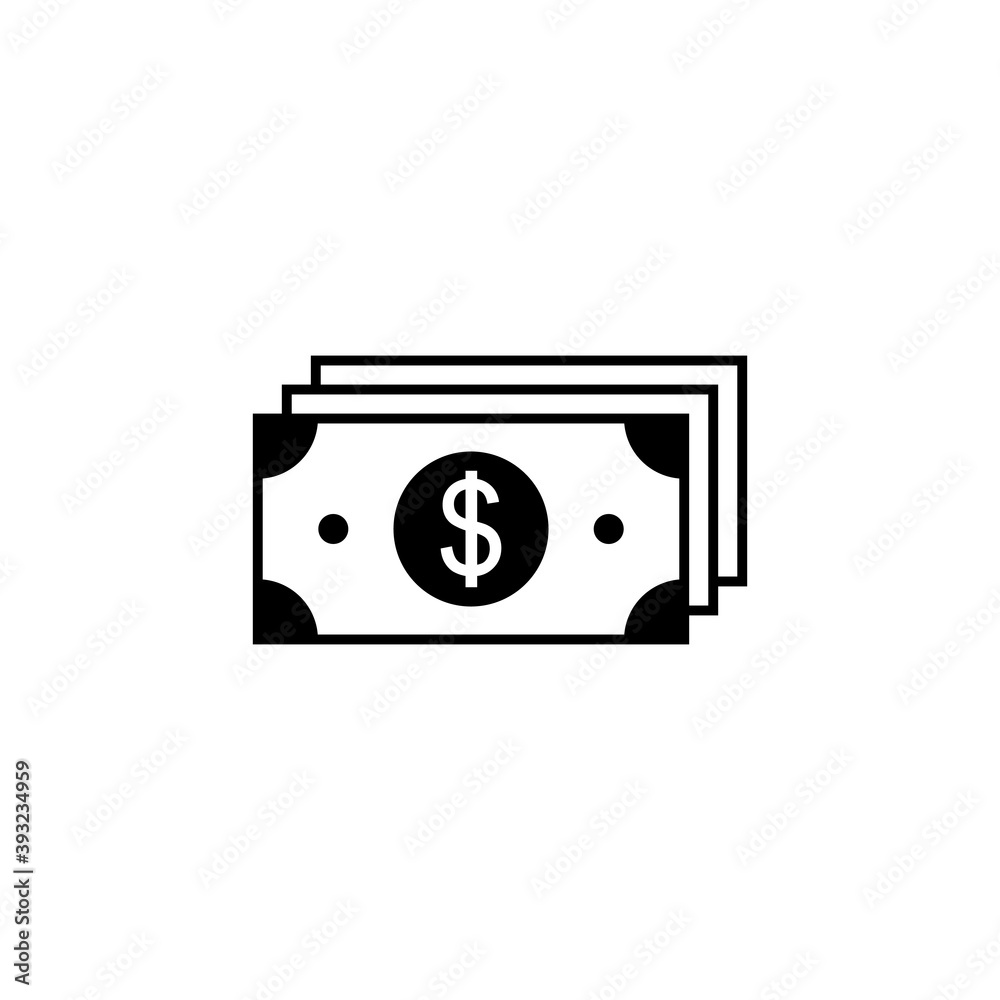 Money icon vector. Money vector icon