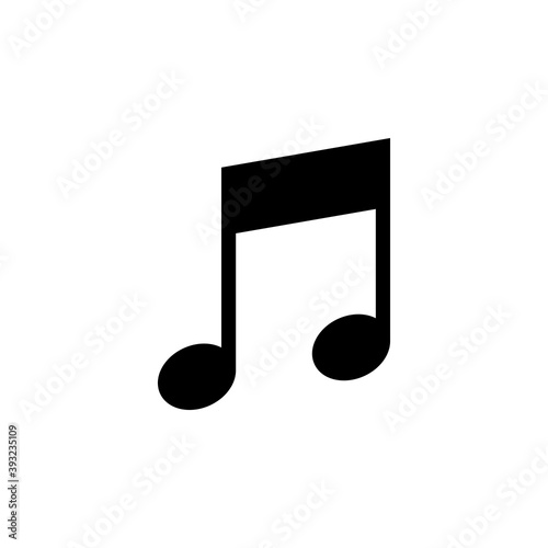 Music icon vector. note music icon vector