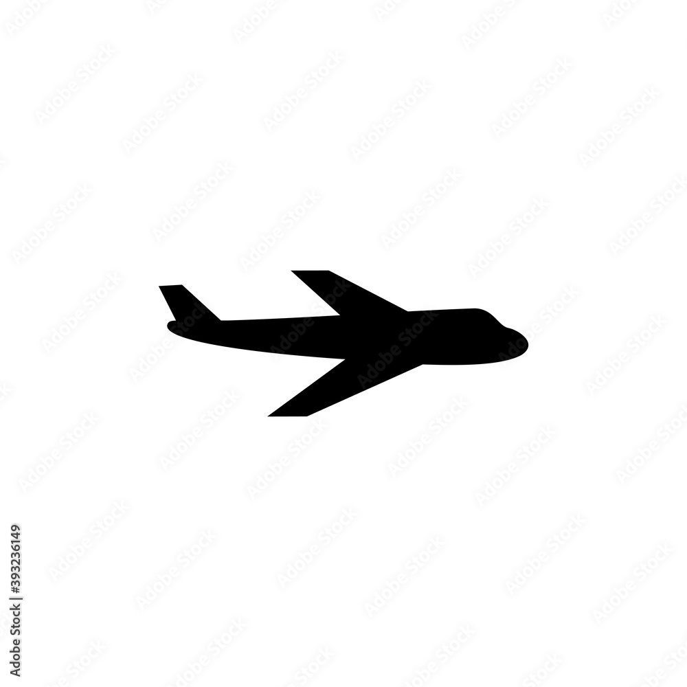 Plane icon vector. Airplane icon vector. Flight transport symbol. Travel illustration. Holiday symbol Plane icon vector. Airplane icon vector. Flight transport symbol. Travel illustration. Holiday symbol