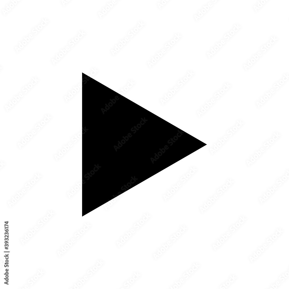 Play Icon vector. Play button vector icon Play Icon vector. Play button vector icon