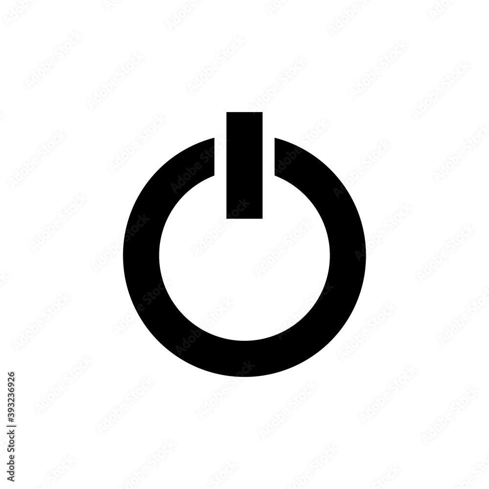 Power icon vector. Power Switch Icon. Electric power Power icon vector. Power Switch Icon. Electric power