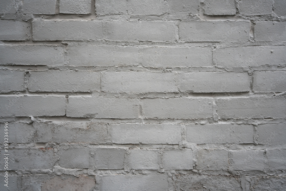 Light Grey Brick Wall Texture Background with Signs of Degradation ...
