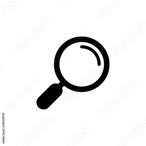 Search icon vector. search magnifying glass icon