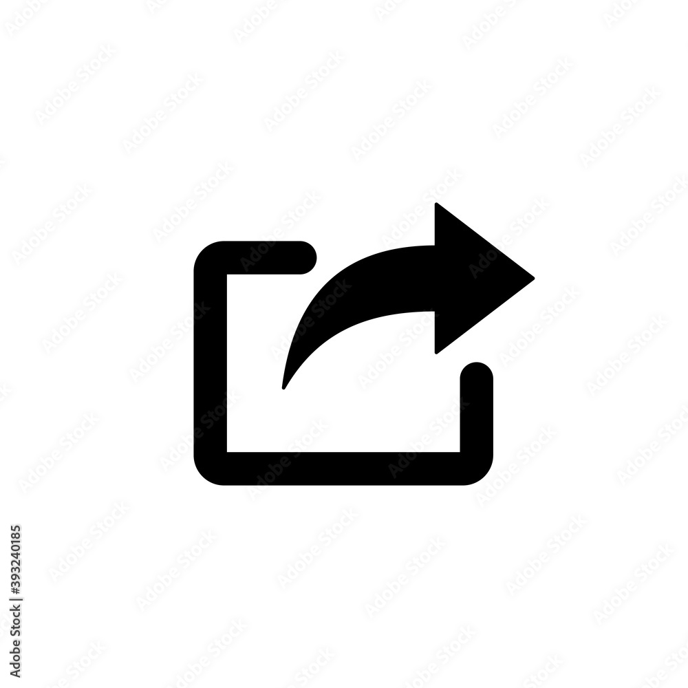 Share icon vector. Sharing vector icon Share icon vector. Sharing vector icon