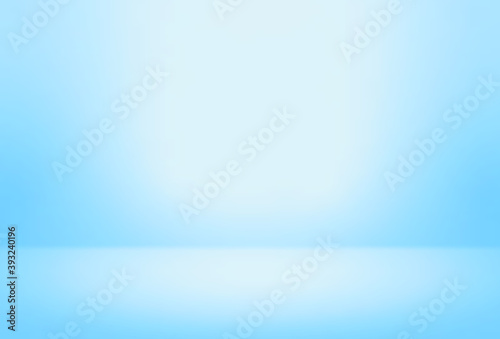 Blue empty room studio gradient used for background and display your products- Vector