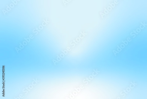 Blue empty room studio gradient used for background and display your products- Vector