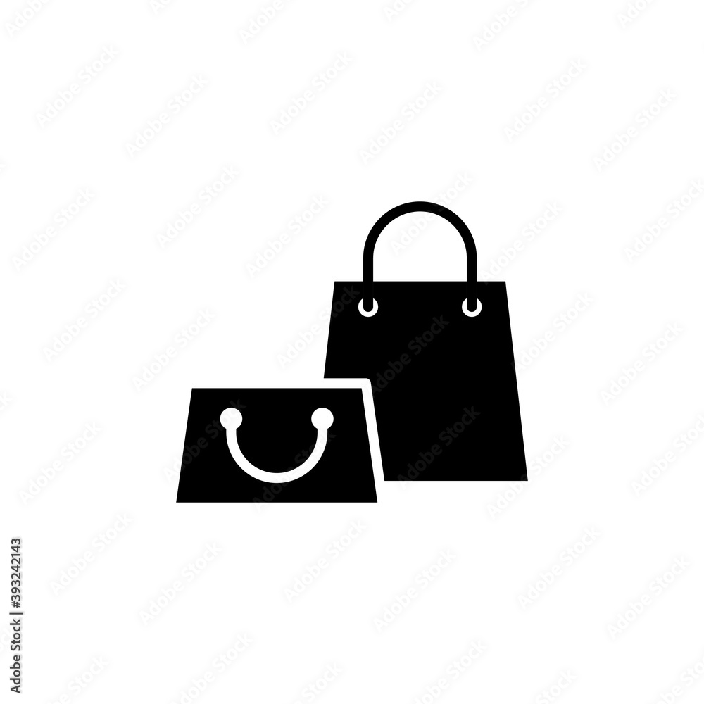 Shopping bag icon vector. shopping icon vector Shopping bag icon vector. shopping icon vector