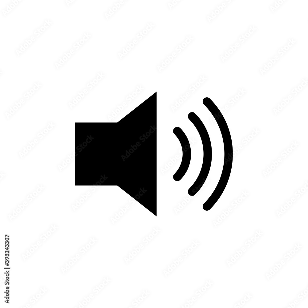 Speaker icon vector. volume icon vector. loudspeaker icon vector. sound symbol Speaker icon vector. volume icon vector. loudspeaker icon vector. sound symbol