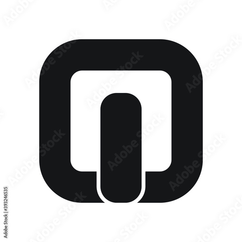 Icon vector graphic of turn on off symbol, good for template