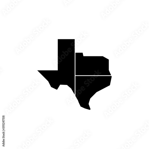 Texas icocn vector. texas sign symbol