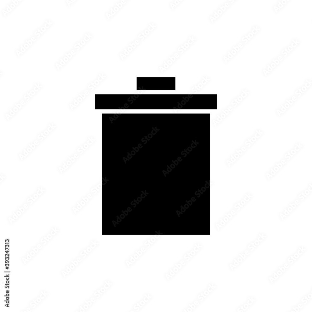 Trash icon vector. trash can icon. delete icon vector. garbage