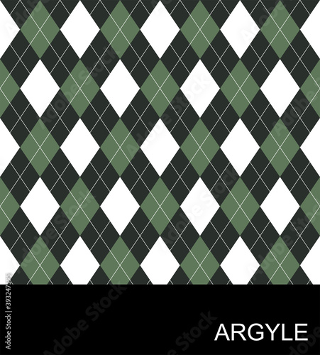 Scotch Pattern Fabric Set Argyle photo