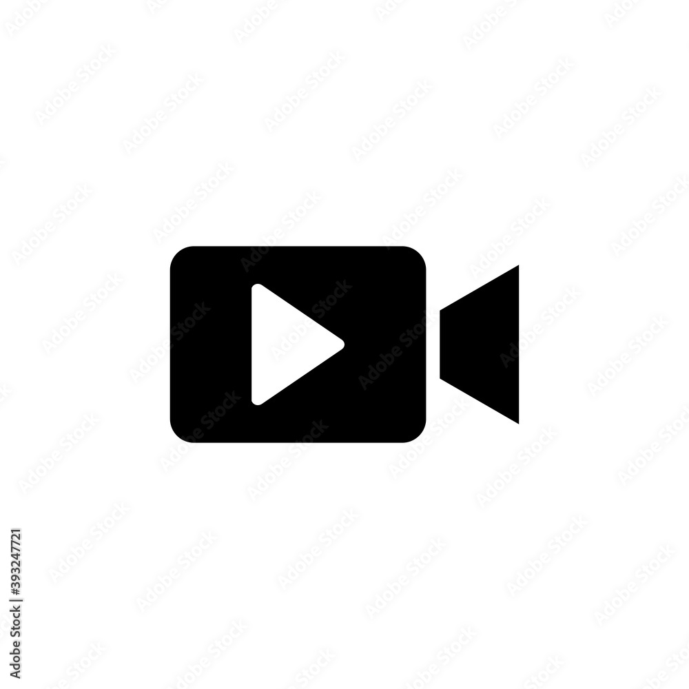Video icon vector. video camera icon vector. movie sign. cinema Video icon vector. video camera icon vector. movie sign. cinema