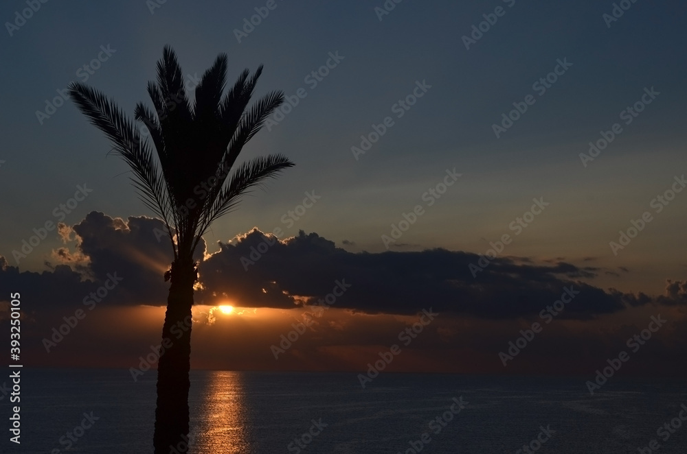 Red Sea in Egypt Sharm El Sheikh at sunrise