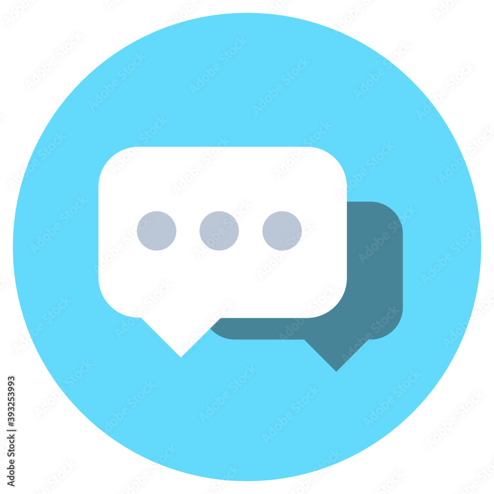 An icon design of communication in flat style
An icon design of communication in flat style