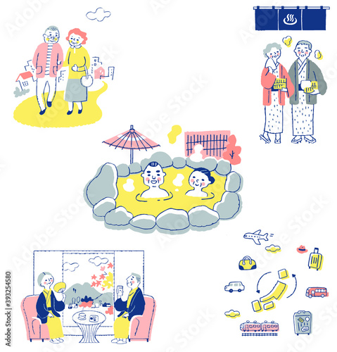 温泉イメージシーン　セット