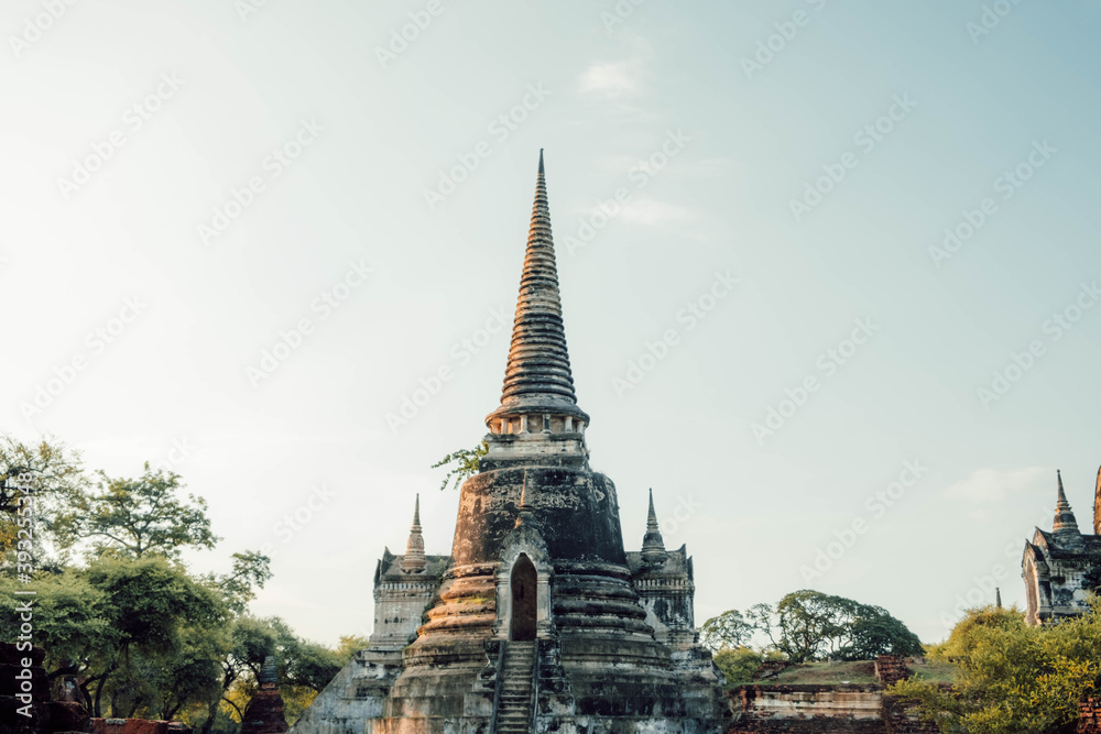 Fototapeta premium pictures of Wat (temples) in Ayutthaya, Thailand