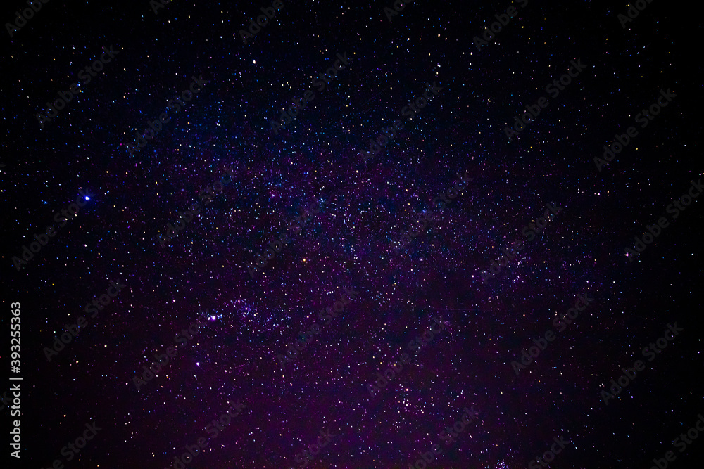 Night scenery with colorful and light yellow Milky Way Full of stars in the sky. Night scenery with colorful and light yellow Milky Way Full of stars in the sky.