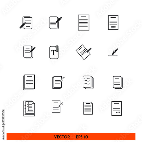 check list mark  artboard set Icon vector graphic of