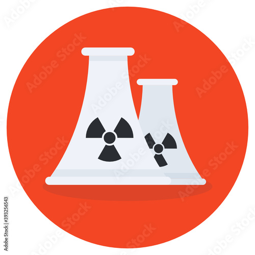 
Radiation sign on kiln showcasing industrial unit icon
