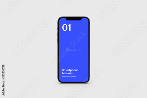 Realistic Smartphone Mockup | Fully Editable File, Replaceable Screen, Separated Shadow and Background | 6k Resolution | Help File