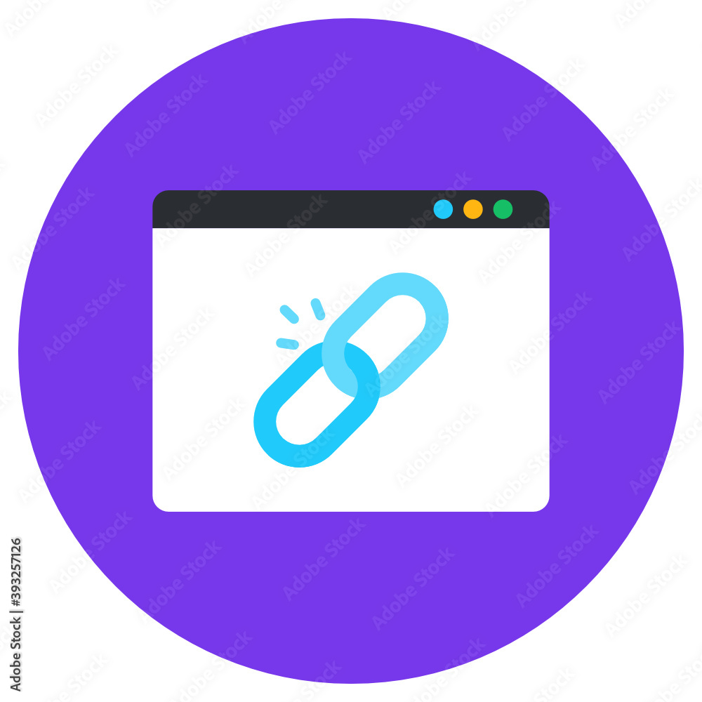 Web url icon in modern flat rounded style
Web url icon in modern flat rounded style