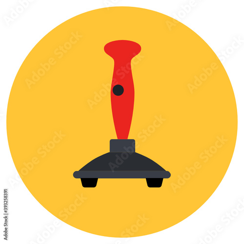 
Arcade joystick, trendy editable icon of game controller  
