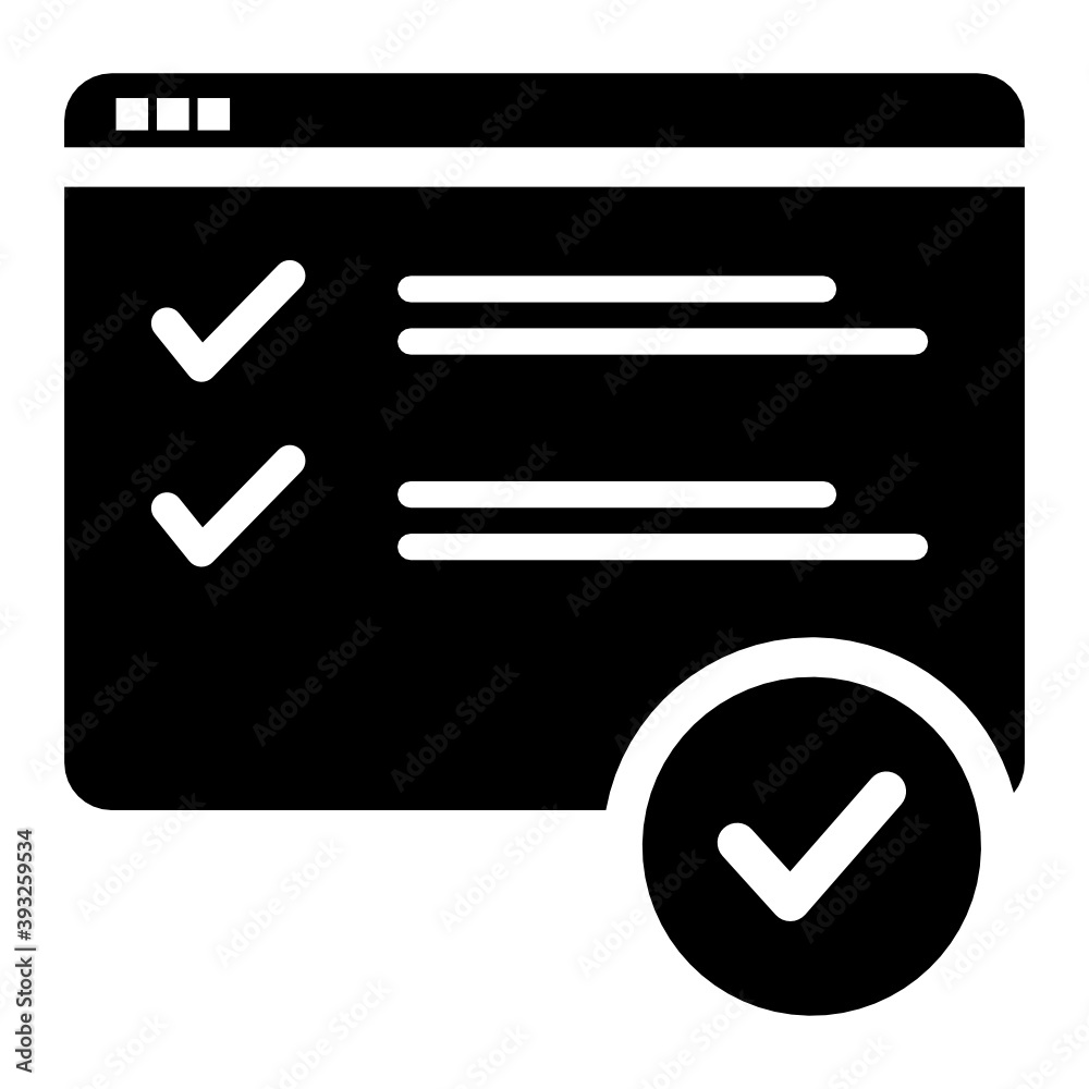 Web verification icon in editable style
Web verification icon in editable style