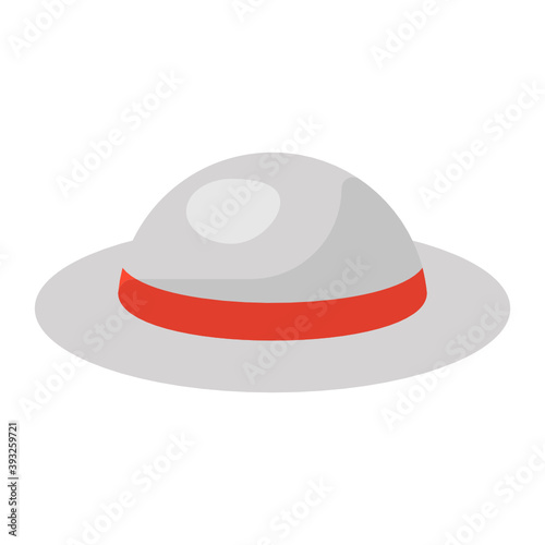 
Floppy hat icon in flat vector design.
