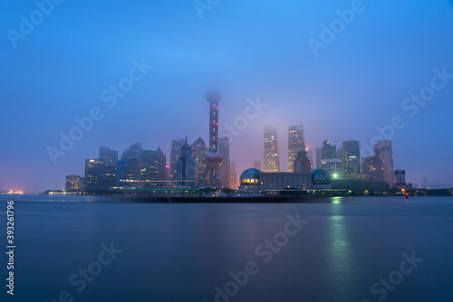 beautiful night in shanghai,view from suzhou river © 安琦 王