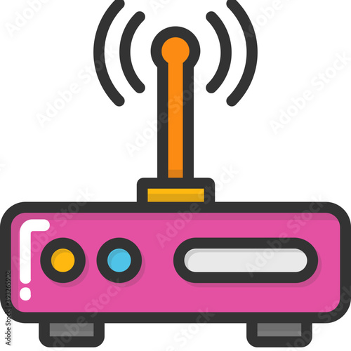 
Router Vector Icon

