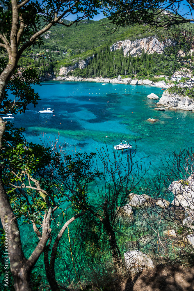 Obraz premium sea view corfu