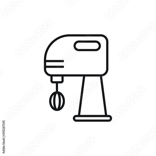 Food mixer icon design isolated on white background. vector illustration