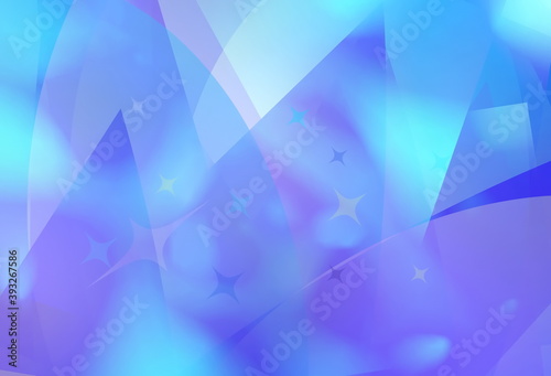 Bright multicolored background, abstract illustration in blue,blue, purple tones winter cold
