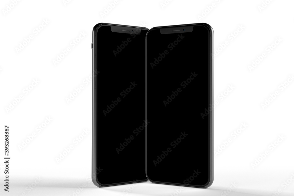 Mock up of smartphone - 3d rendering Mock up of smartphone - 3d rendering