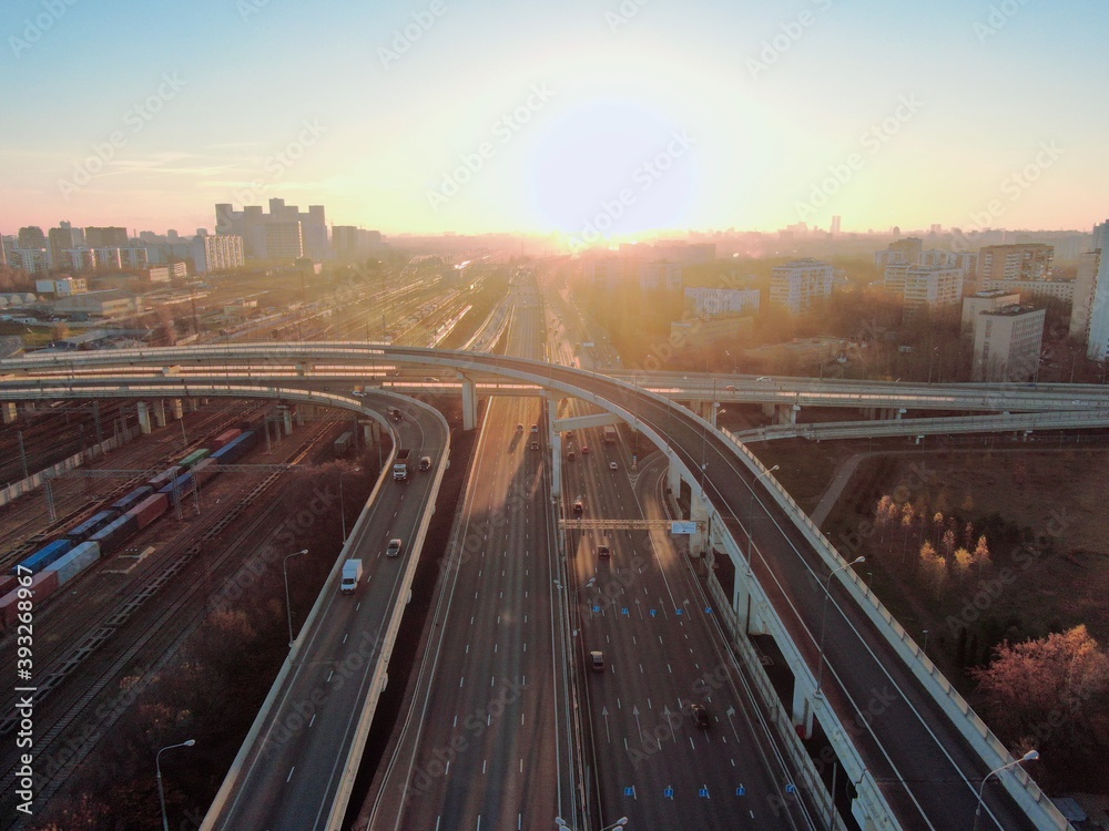 Fototapeta premium traffic at night