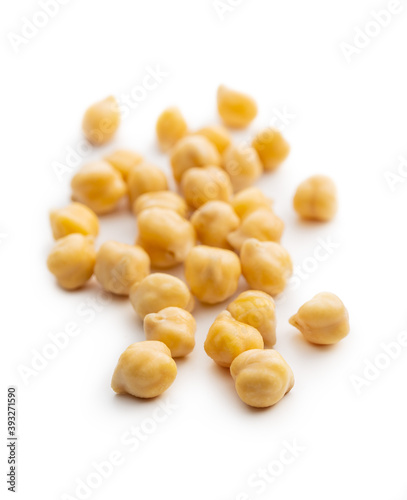 Healthy cooked chickpeas.