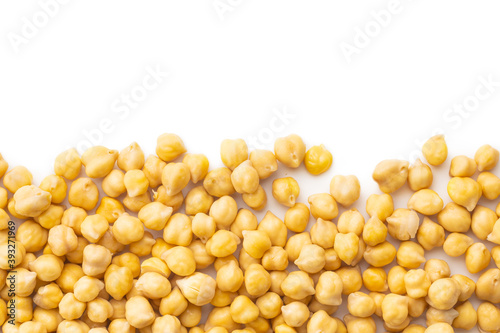 Healthy cooked chickpeas
