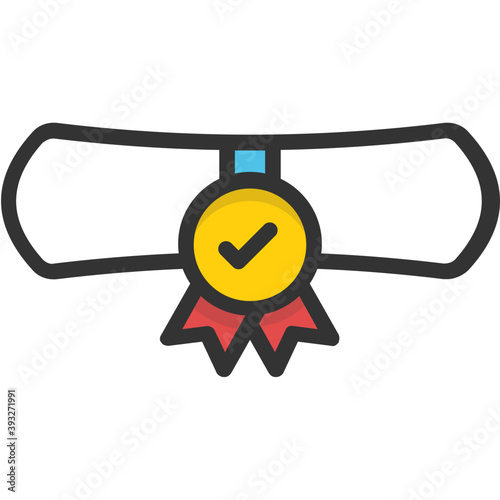 
Diploma Vector Icon

