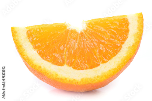 Orange fruit on white background