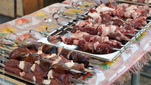 Fototapeta Naklejka Na Ścianę i Meble -  meat on the grill