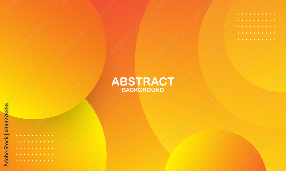 Abstract orange geometric background. Dynamic shapes composition. Template for poster, backdrop, book cover, brochure, and vector illustration. Eps10 vector