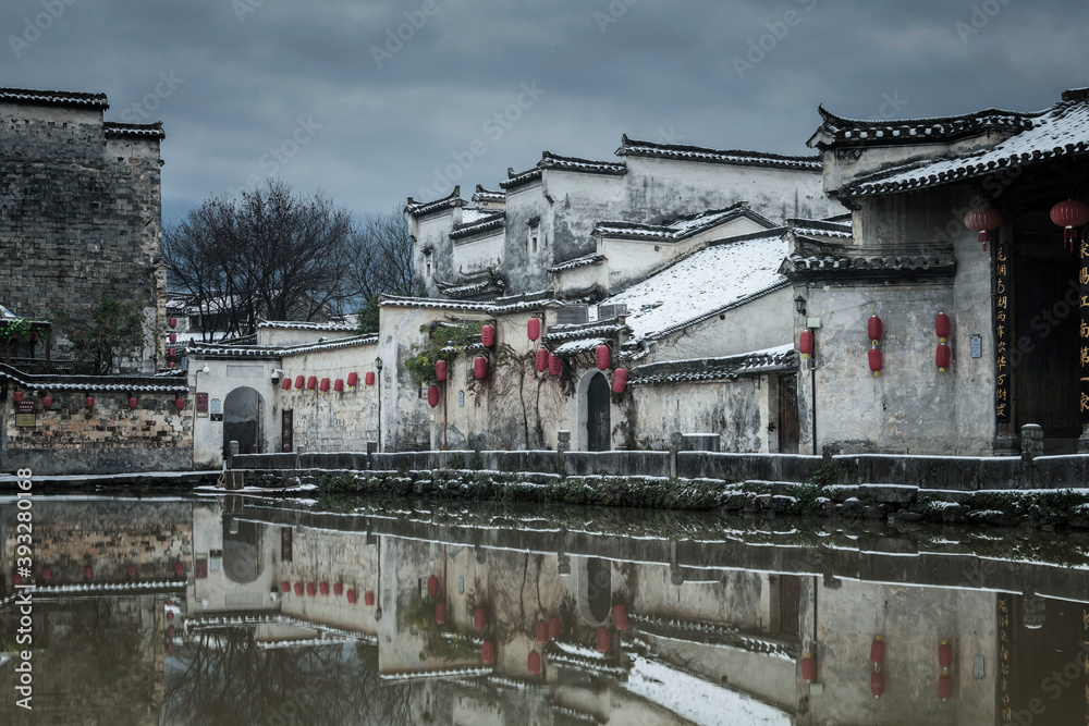 中国安徽黄山市黟县宏村 中国安徽黄山市黟县宏村