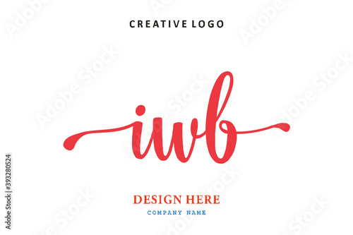 IWB lettering logo is simple, easy to understand and authoritative