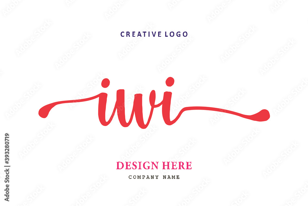 Iwi Simple IWI lettering logo is simple, easy to understand and authoritative ...