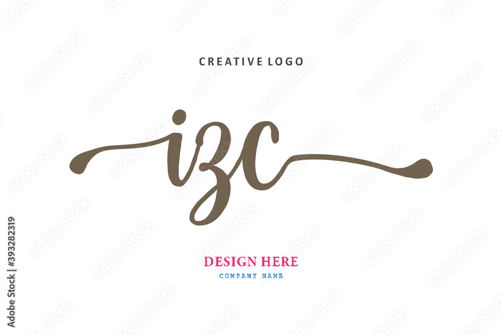 IZC lettering logo is simple, easy to understand and authoritative IZC lettering logo is simple, easy to understand and authoritative