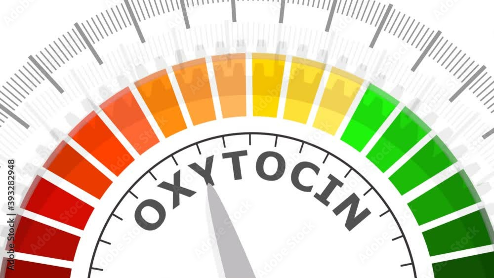 Gradient scale. Oxytocin level measuring device icon. Sign tachometer, speedometer, indicators. Infographic gauge element. 3D rendering. Gradient scale. Oxytocin level measuring device icon. Sign tachometer, speedometer, indicators. Infographic gauge element. 3D rendering.