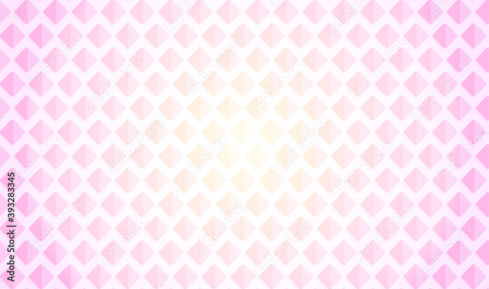 Abstract background of smooth orange and pink triangles or rhombuses. Vibrant triangular shape geometric background. Copy space. Abstract background of smooth orange and pink triangles or rhombuses. Vibrant triangular shape geometric background. Copy space.
